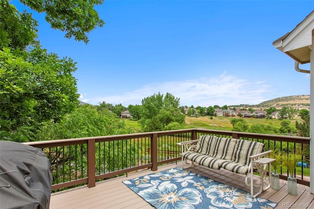 3 Silverberry, Littleton, CO 80127 - deck featuring a grill and outdoor lounge area