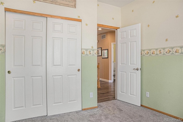 29751 E 163rd Pl, Brighton, CO 80603 - unfurnished bedroom with baseboards, a closet, visible vents, and carpet