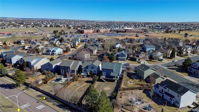 birds eye view of property featuring a residential view