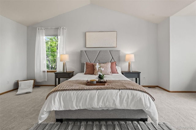 10284 Royal Eagle St, Highlands Ranch, CO 80129 - bedroom with carpet floors and lofted ceiling