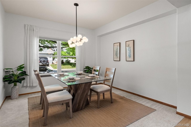 10284 Royal Eagle St, Highlands Ranch, CO 80129 - dining space featuring baseboards and light carpet