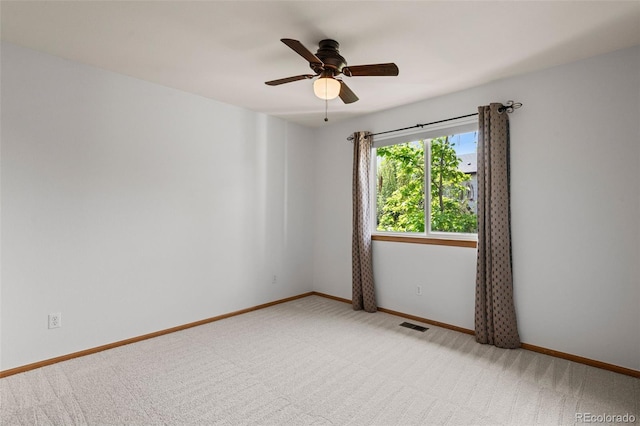 10284 Royal Eagle St, Highlands Ranch, CO 80129 - empty room featuring light colored carpet and ceiling fan