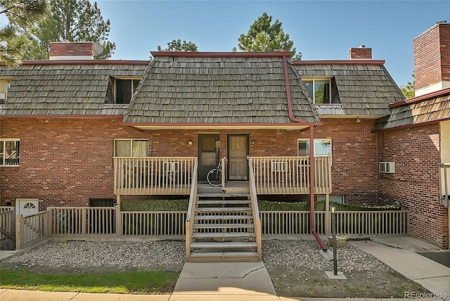 exterior space featuring covered porch