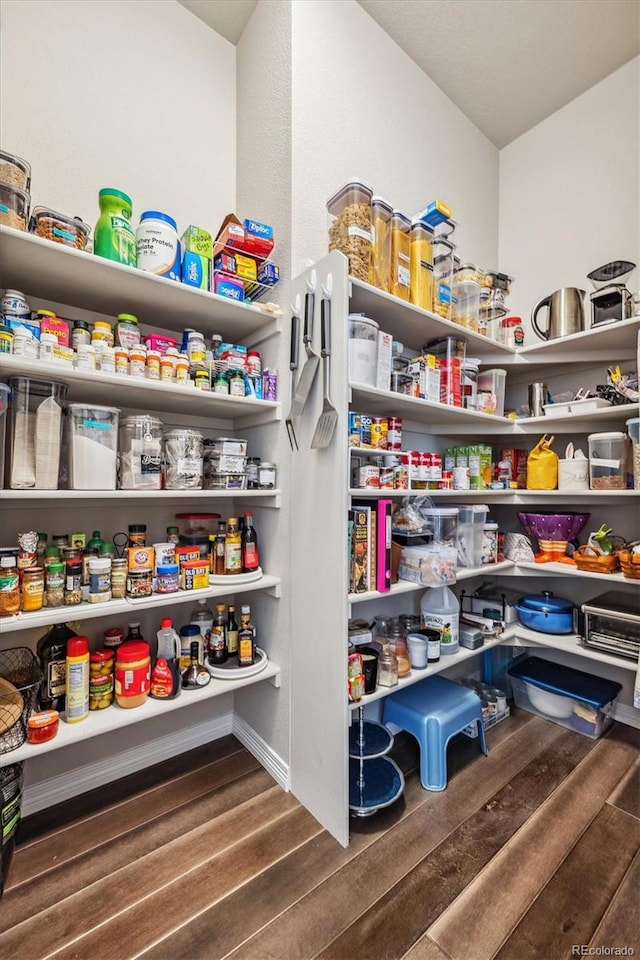 view of pantry