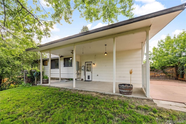 7563 Lamar Ct, Arvada, CO 80003 - back of property featuring a patio
