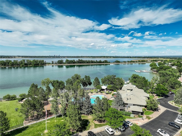 7400 W Grant Ranch Blvd Unit 9, Littleton, CO 80123 - drone / aerial view of a nearby body of water