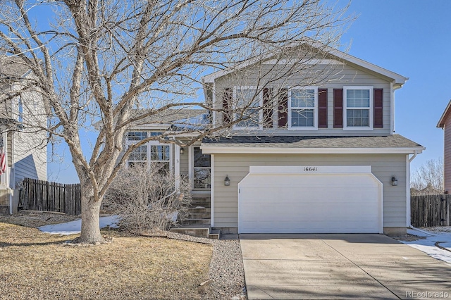 16641 Martingale Dr, Parker, CO 80134 - view of front property with a garage