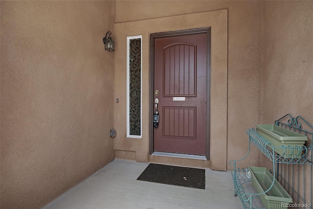 15616 Soo Line Way, Monument, CO 80132 - view of exterior entry with stucco siding