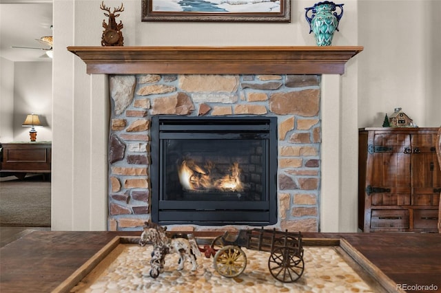 15616 Soo Line Way, Monument, CO 80132 - detailed view of a glass covered fireplace