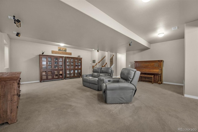 15616 Soo Line Way, Monument, CO 80132 - home theater room featuring carpet and baseboards