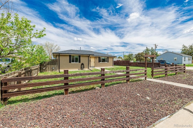 710 4th St, Bennett, CO 80102 - view of front of property featuring fence