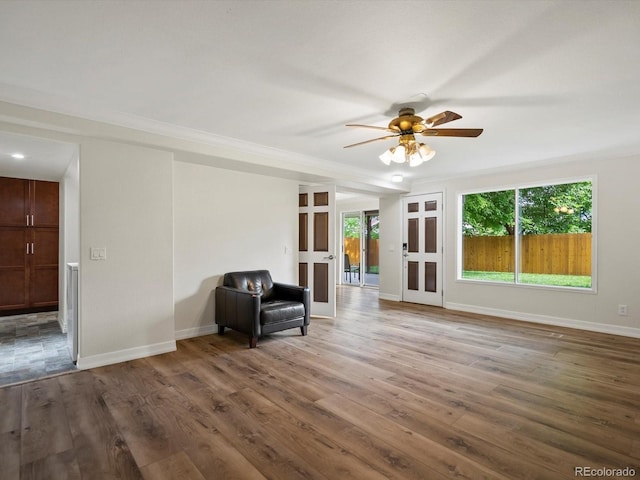 10954 W 100th Way, Broomfield, CO 80021 - unfurnished room featuring ceiling fan and wood finished floors