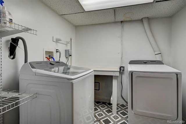 4665 Fox Rd, Cascade, CO 80809 - washroom featuring washer and clothes dryer