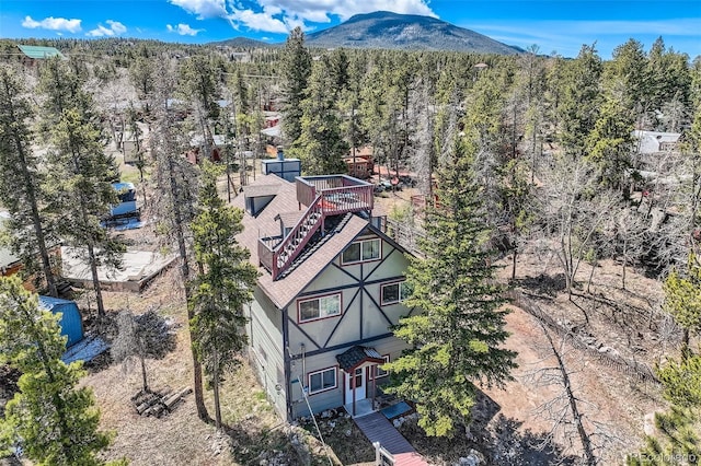 33 L Rd, Golden, CO 80403 - view of subject property with a forest and a mountainous background