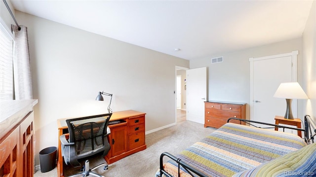 7270 Marmot Ridge Pl, Littleton, CO 80125 - bedroom with light colored carpet and a desk