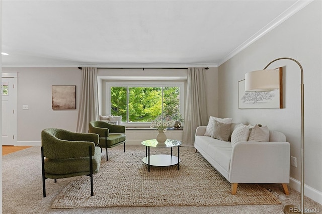 8132 Lodgepole Trl, Lone Tree, CO 80124 - living area featuring crown molding and healthy amount of natural light