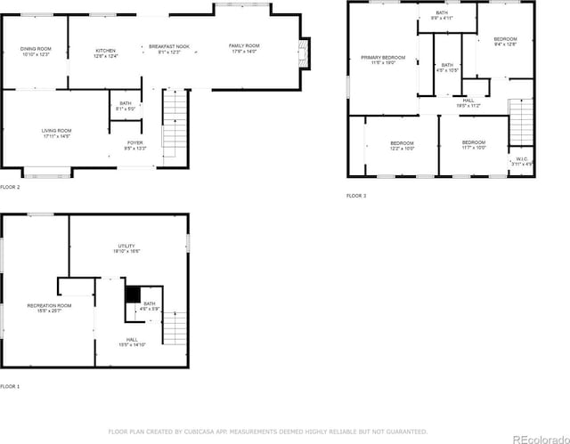 8132 Lodgepole Trl, Lone Tree, CO 80124 - view of floor plan / room layout