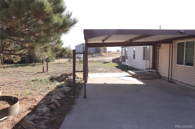 215 7th Ave, Deer Trail, CO 80105 - view of patio / terrace with an attached carport