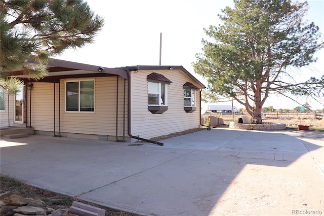 exterior space featuring a patio