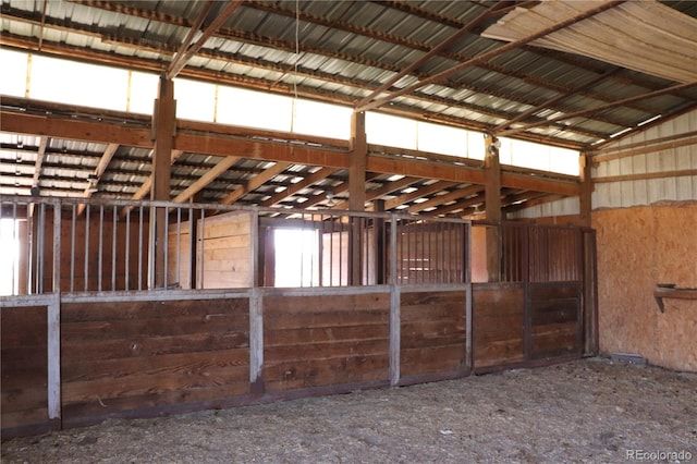 view of stable