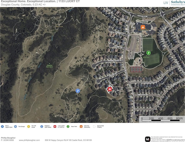1133 Lucky Ct, Castle Rock, CO 80109 - map / location