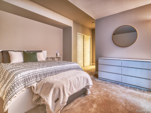 8018 Williams Fork Ave, Littleton, CO 80125 - carpeted bedroom with a closet and a textured wall