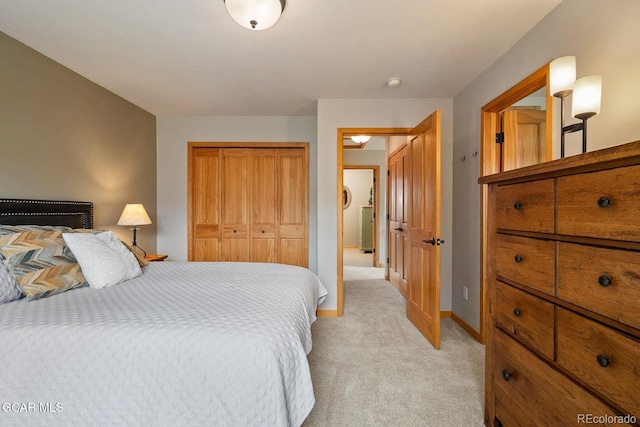 129 Logger Ln, Winter Park, CO 80482 - bedroom with light colored carpet and a closet