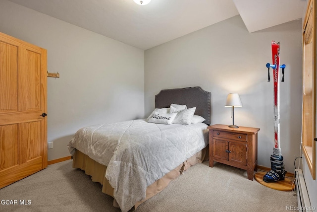 129 Logger Ln, Winter Park, CO 80482 - bedroom featuring baseboard heating and light carpet