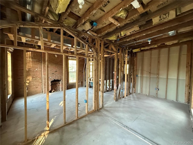 2801 Champa St, Denver, CO 80205 - misc room featuring a fireplace