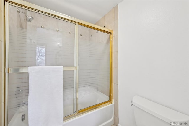 8424 E Otero Cir, Centennial, CO 80112 - full bath with bath / shower combo with glass door and toilet