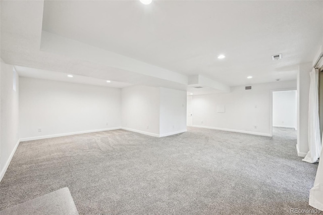 8424 E Otero Cir, Centennial, CO 80112 - carpeted empty room featuring baseboards and recessed lighting