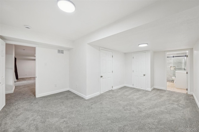 8424 E Otero Cir, Centennial, CO 80112 - finished basement with carpet flooring and baseboards