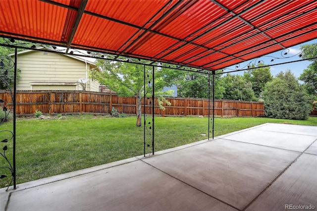 18445 W 59th Dr, Golden, CO 80403 - fenced backyard with a patio