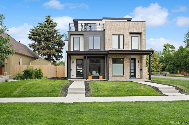 2391 King St, Denver, CO 80211 - contemporary home featuring brick siding