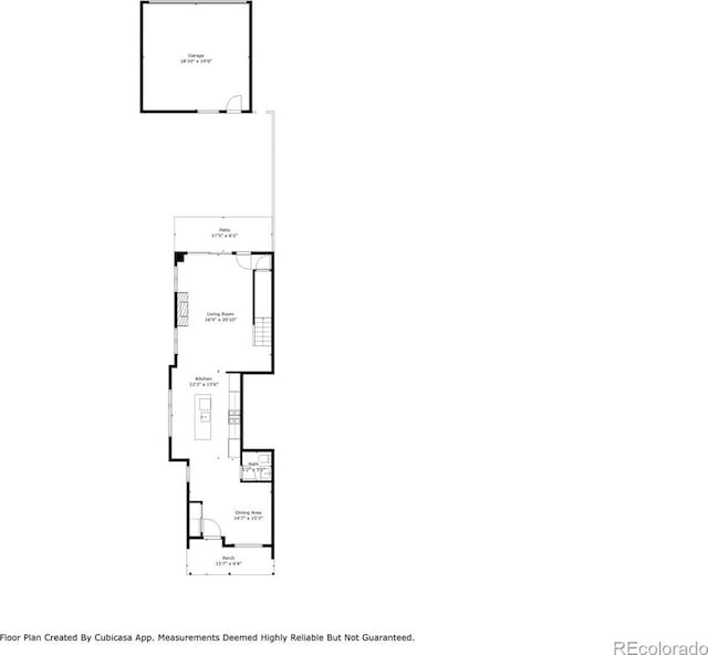 2391 King St, Denver, CO 80211 - view of property floor plan