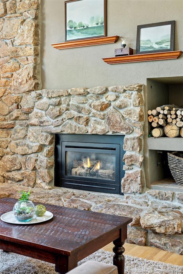 6083 S Glencoe Way, Centennial, CO 80121 - detailed view of a fireplace