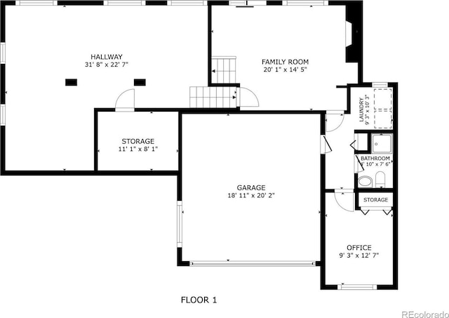 6083 S Glencoe Way, Centennial, CO 80121 - property floor plan
