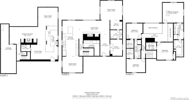 6241 Kilimanjaro Dr, Evergreen, CO 80439 - floor plan / room layout