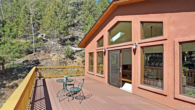 1269 Roland Dr, Bailey, CO 80421 - view of deck