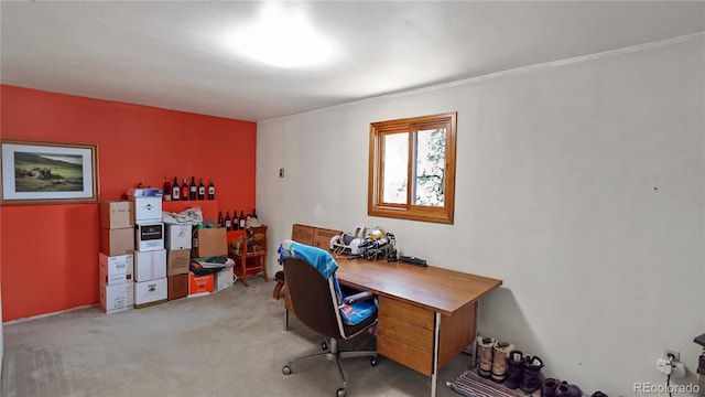 1269 Roland Dr, Bailey, CO 80421 - view of carpeted home office