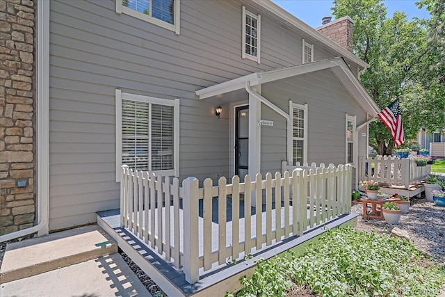 8438 Everett Way Unit B, Arvada, CO 80005 - doorway to property featuring a chimney