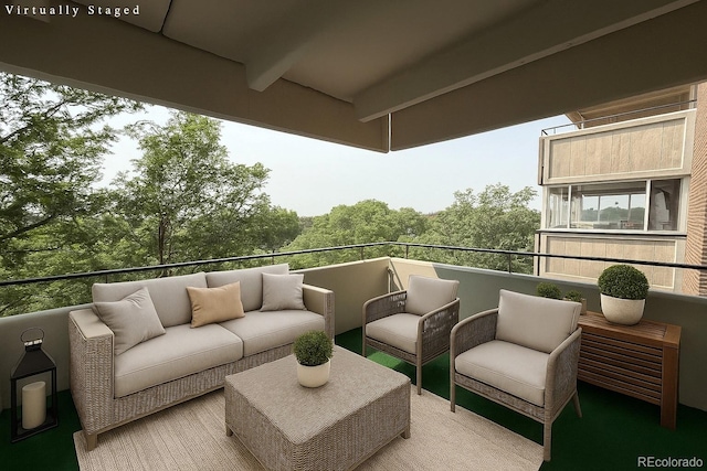 1888 S Jackson St Unit 603, Denver, CO 80210 - balcony featuring an outdoor hangout area