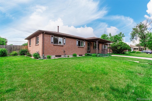 3334 W Grand Ave, Englewood, CO 80110 - single story home with a porch and brick siding