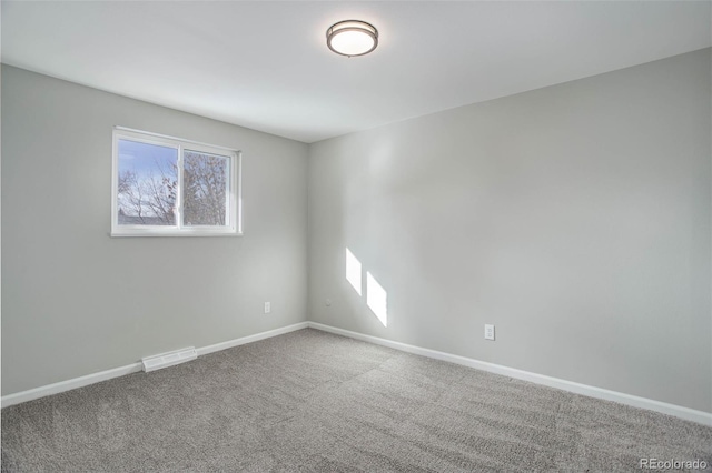 empty room with carpet floors