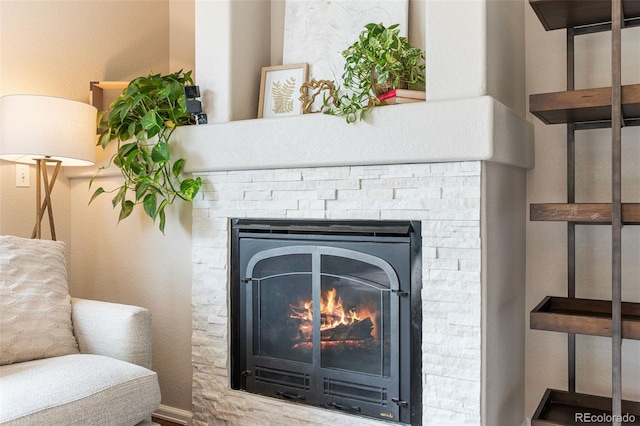 14794 Vine St, Thornton, CO 80602 - detailed view of a stone fireplace