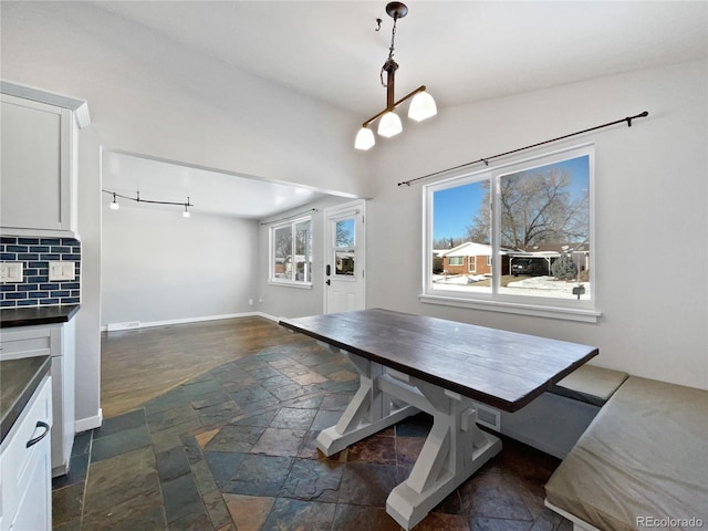 dining room with breakfast area