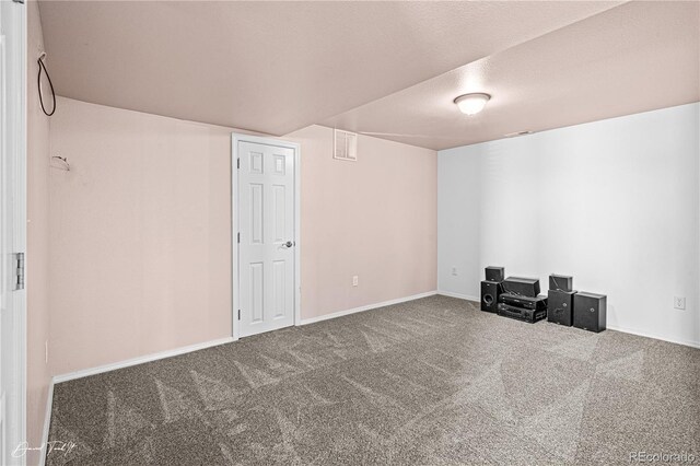 25 Tierra Casa Dr, Pueblo, CO 81005 - basement featuring carpet floors and a textured ceiling