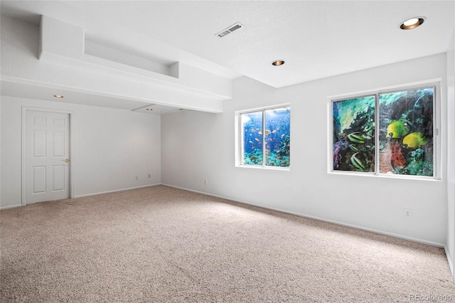6846 Edgewood Way, Highlands Ranch, CO 80130 - carpeted spare room featuring plenty of natural light and recessed lighting