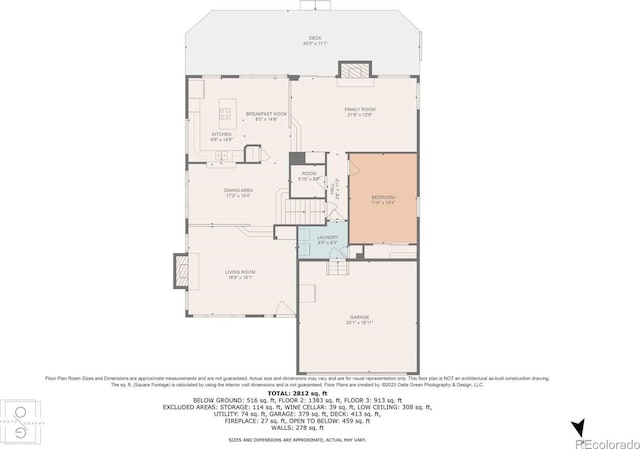 6846 Edgewood Way, Highlands Ranch, CO 80130 - view of home floor plan