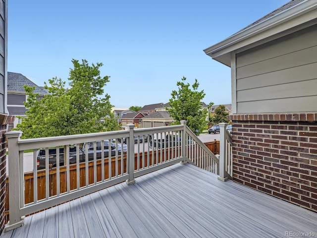 3921 E 141st Ave, Thornton, CO 80602 - wooden terrace featuring a residential view